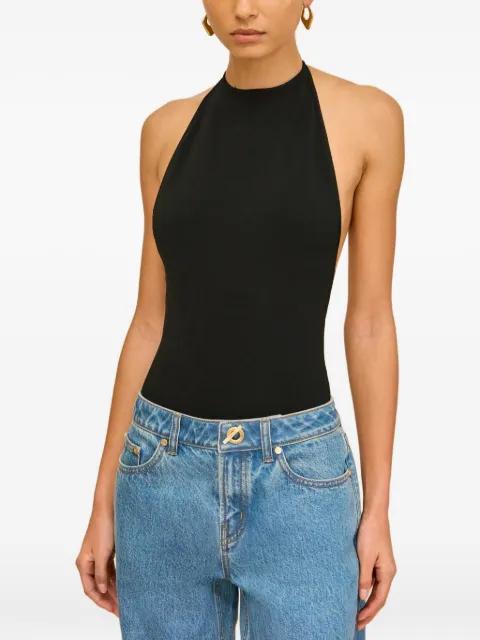 Minnie halterneck backless bodysuit by CULT GAIA