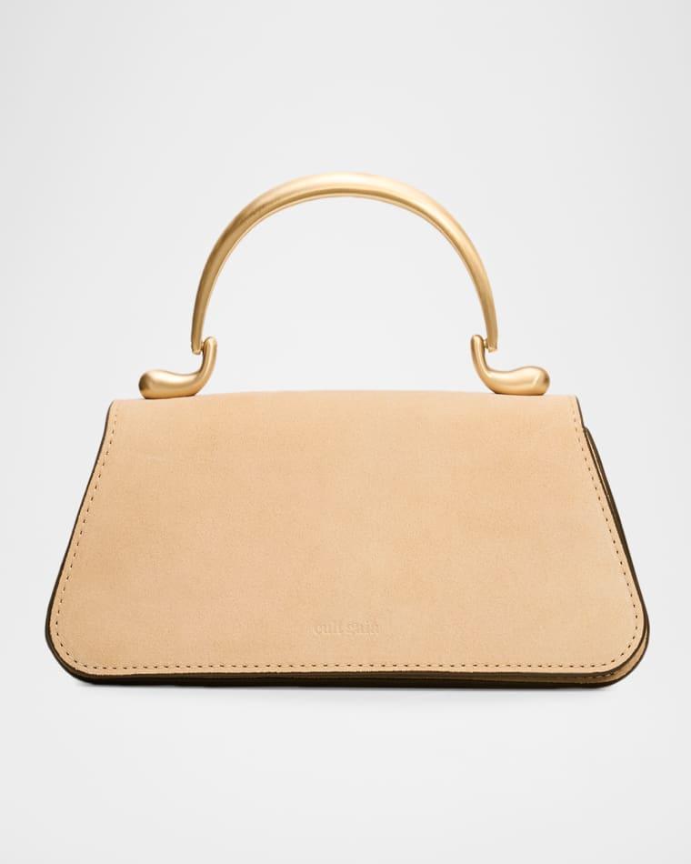 Rasima Suede & Leather Top Handle Bag by CULT GAIA