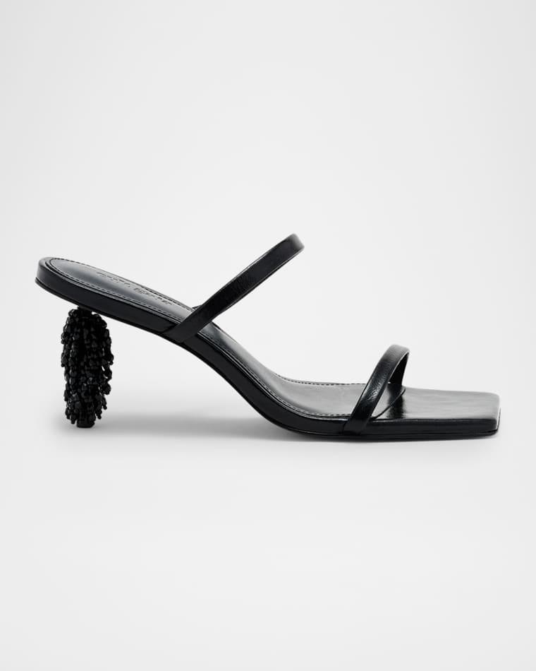 Riley Embellished Heel Leather Sandals by CULT GAIA