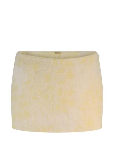 Savoy jacquard-pattern mini skirt by CULT GAIA