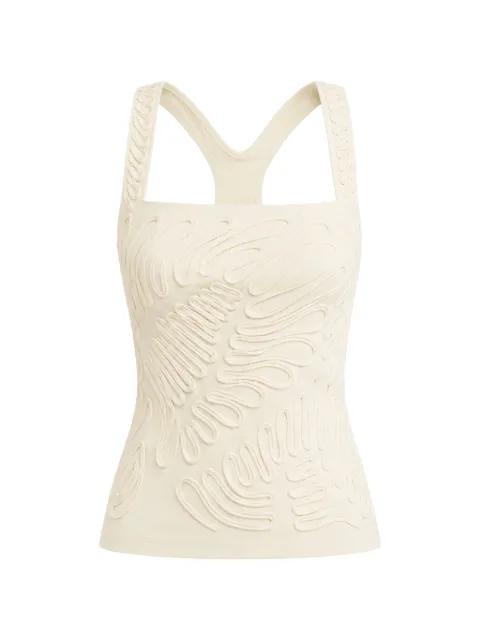 Stella cord-embroidered top by CULT GAIA
