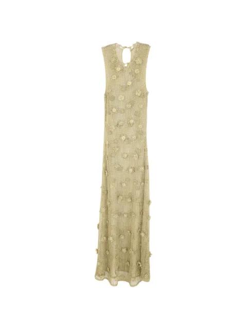 Vermeer floral-appliqué maxi dress by CULT GAIA