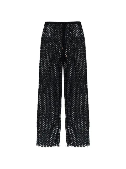 cut-out drawstring trousers by CULT GAIA