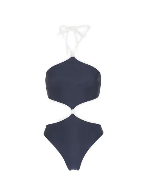cut-out knotted swimsuit by CULT GAIA