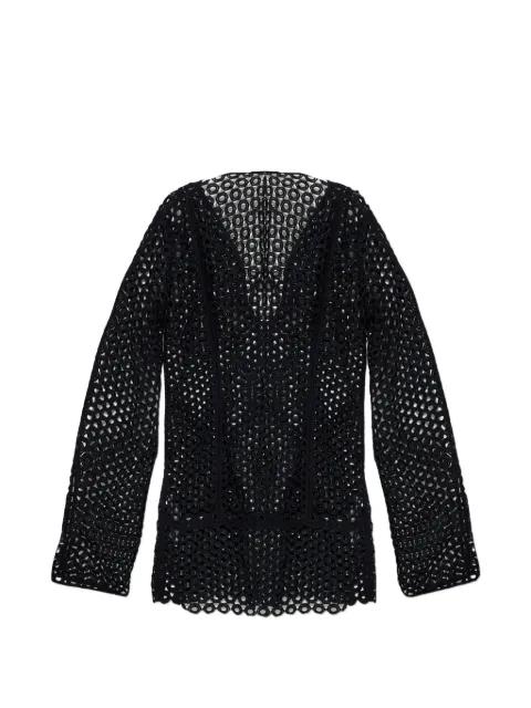 cut-out long-sleeve mini dress by CULT GAIA