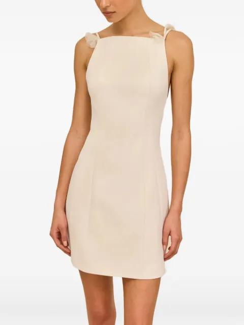 floral-embellished backless mini dress by CULT GAIA