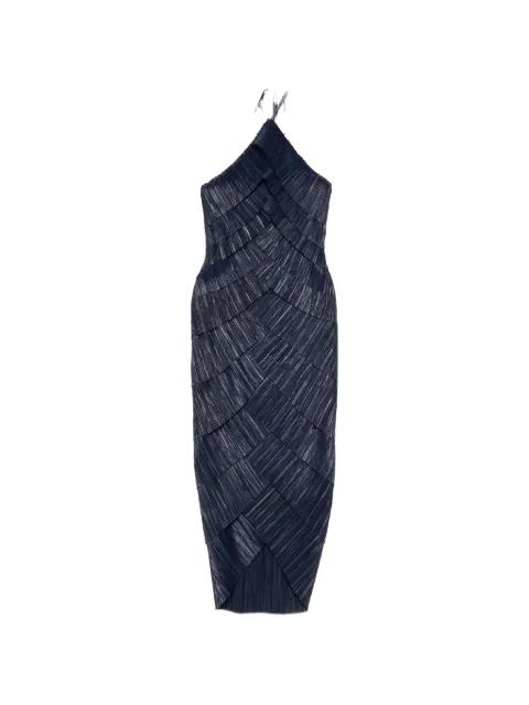 midi Patrizia halter-neck pleated dress by CULT GAIA