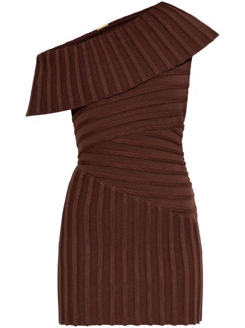 one-shoulder mini dress by CULT GAIA
