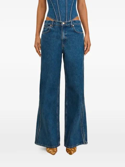 seam detail flared jeans by CULT GAIA