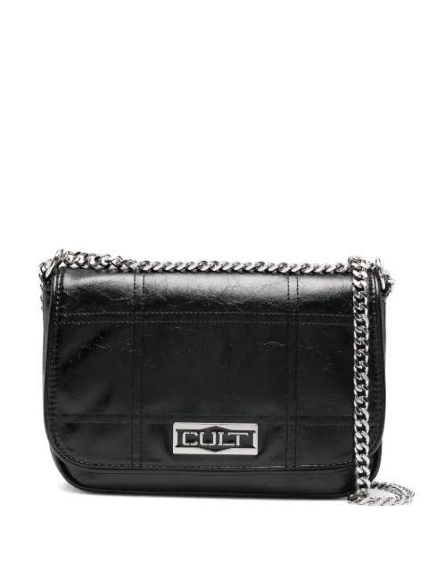 logo-plaque chain-strap cross body bag by CULT