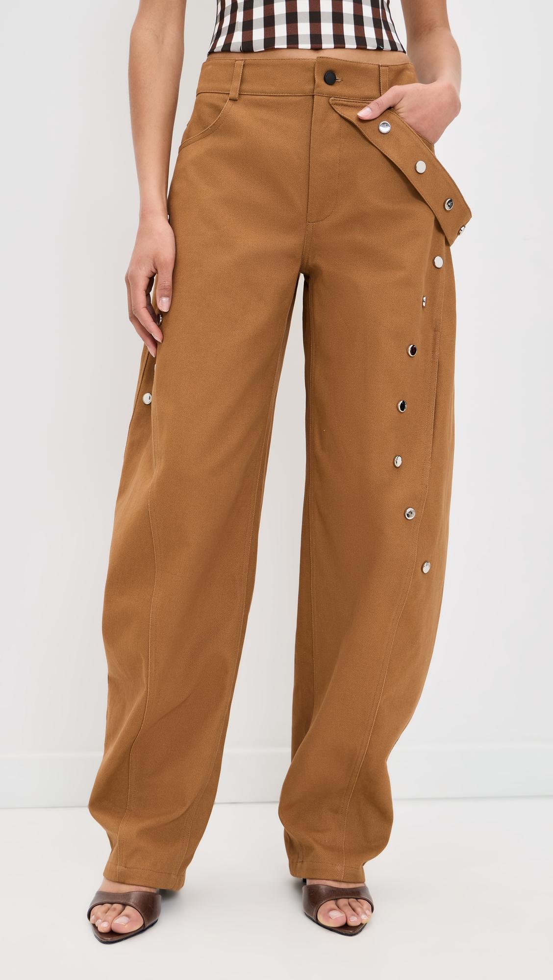Barrel Pants In Earthy Brown by CULTNAKED