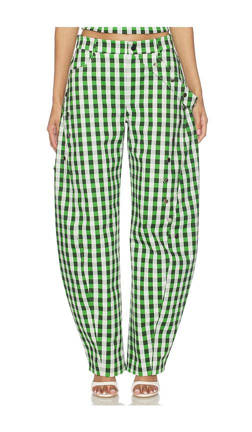 CULTNAKED Barrel Pant in Green by CULTNAKED