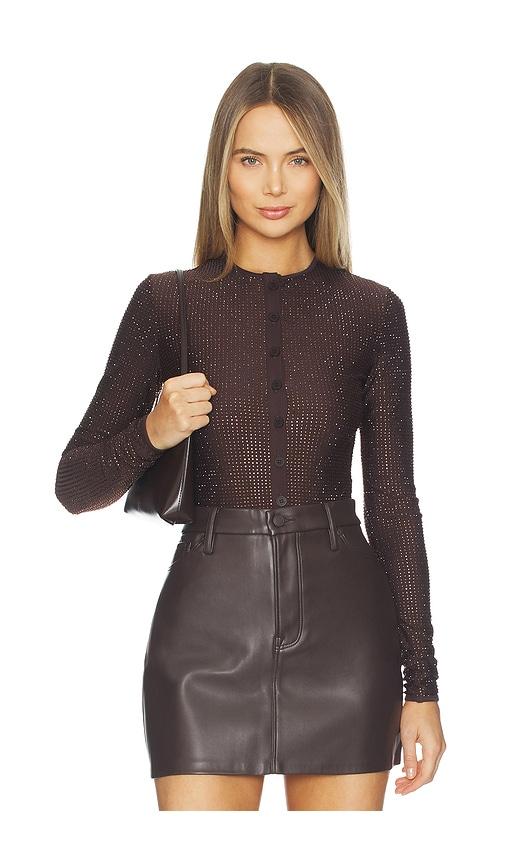 CULTNAKED Good Girl Bodysuit in Brown by CULTNAKED