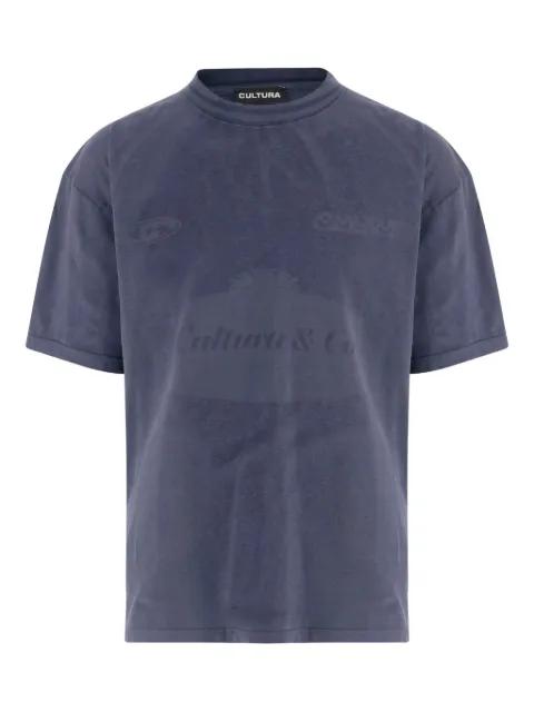logo print T-shirt by CULTURA