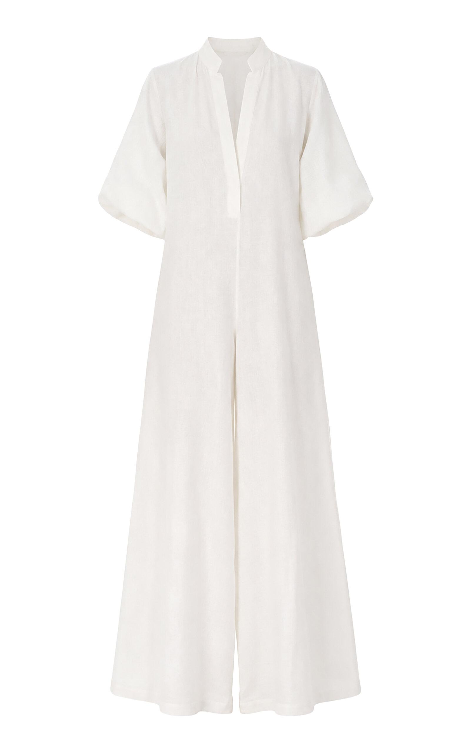 Curatoria Arroyo Linen Jumpsuit - Moda Operandi by CURATORIA