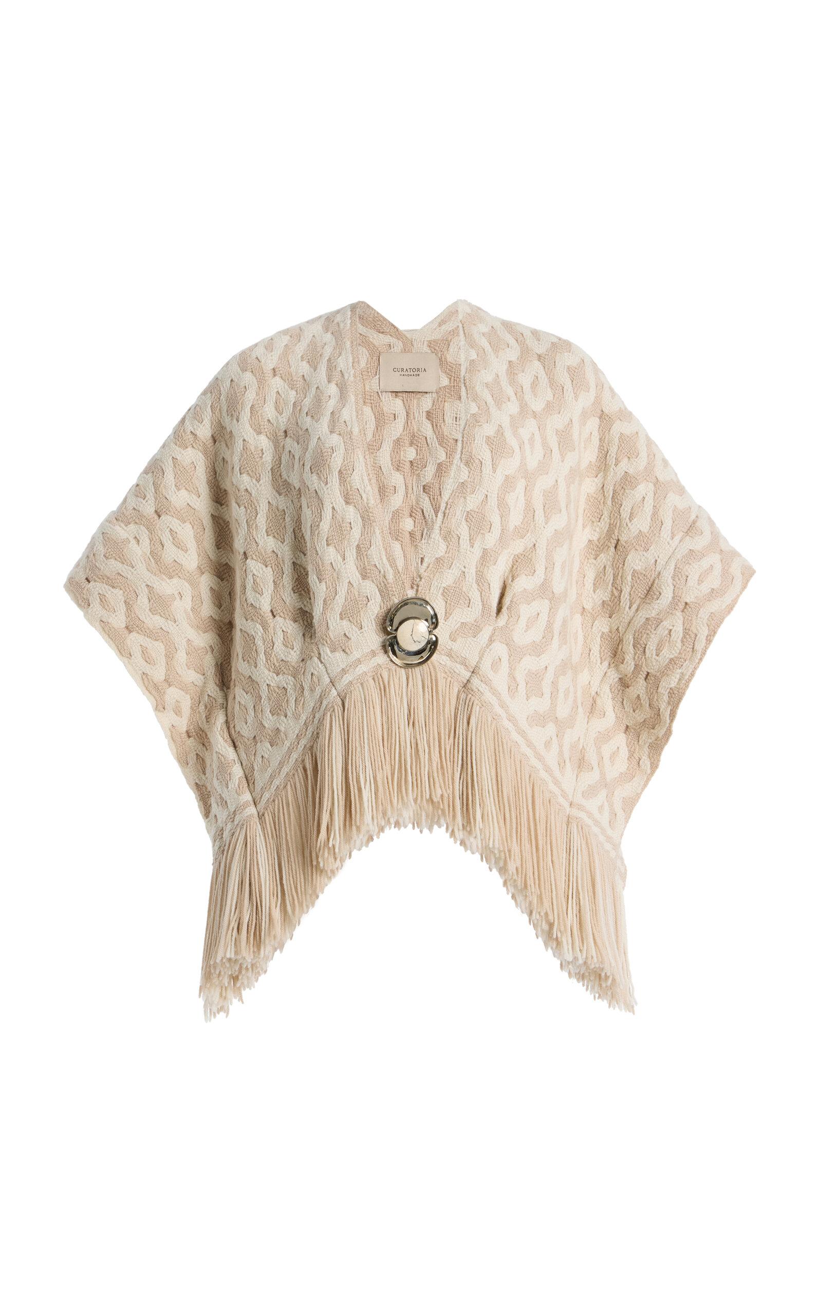 Curatoria Exclusive Acacia Merino Wool Poncho - Moda Operandi by CURATORIA