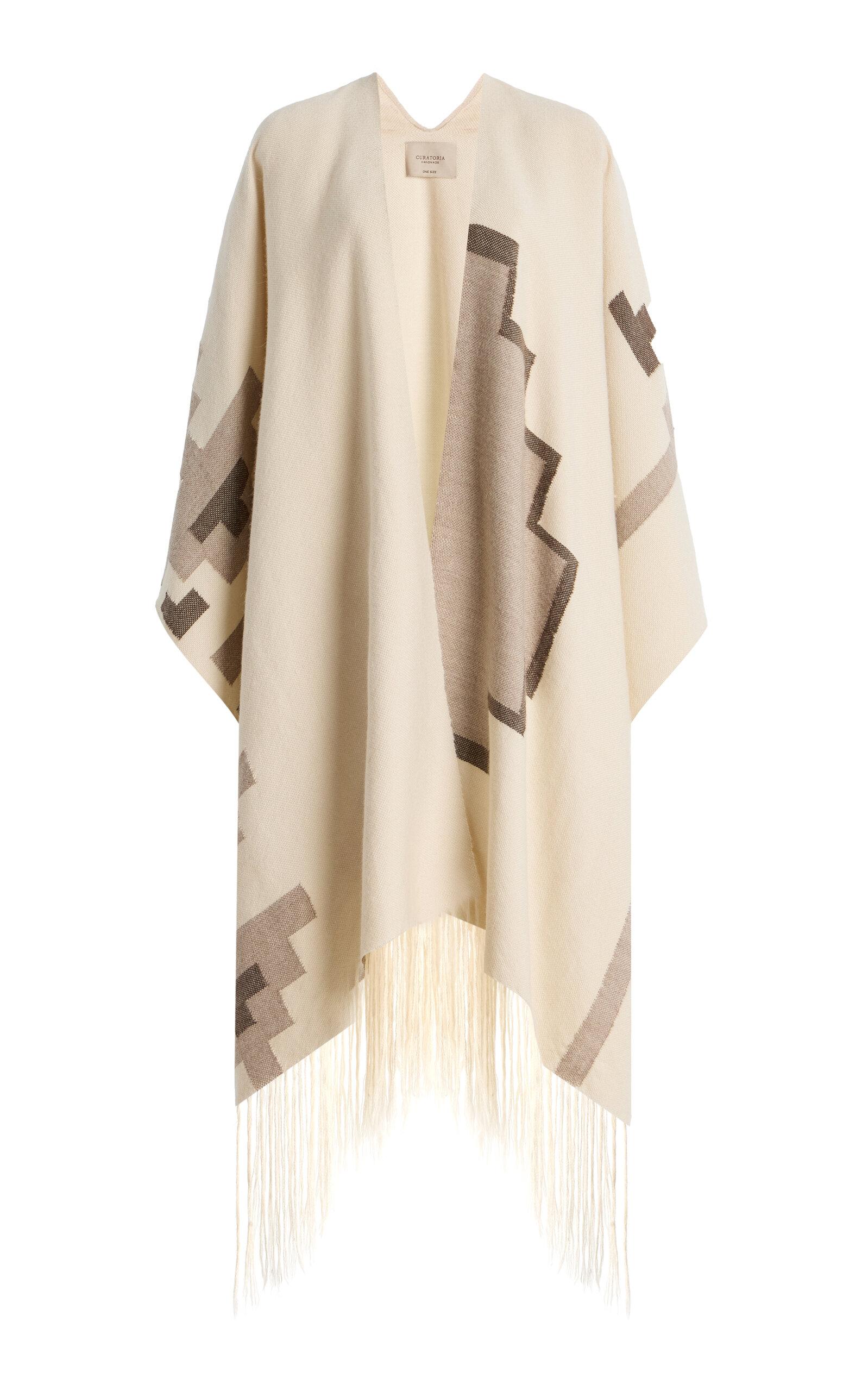 Curatoria Exclusive Ampi Alpaca Ruana Jacket - Moda Operandi by CURATORIA