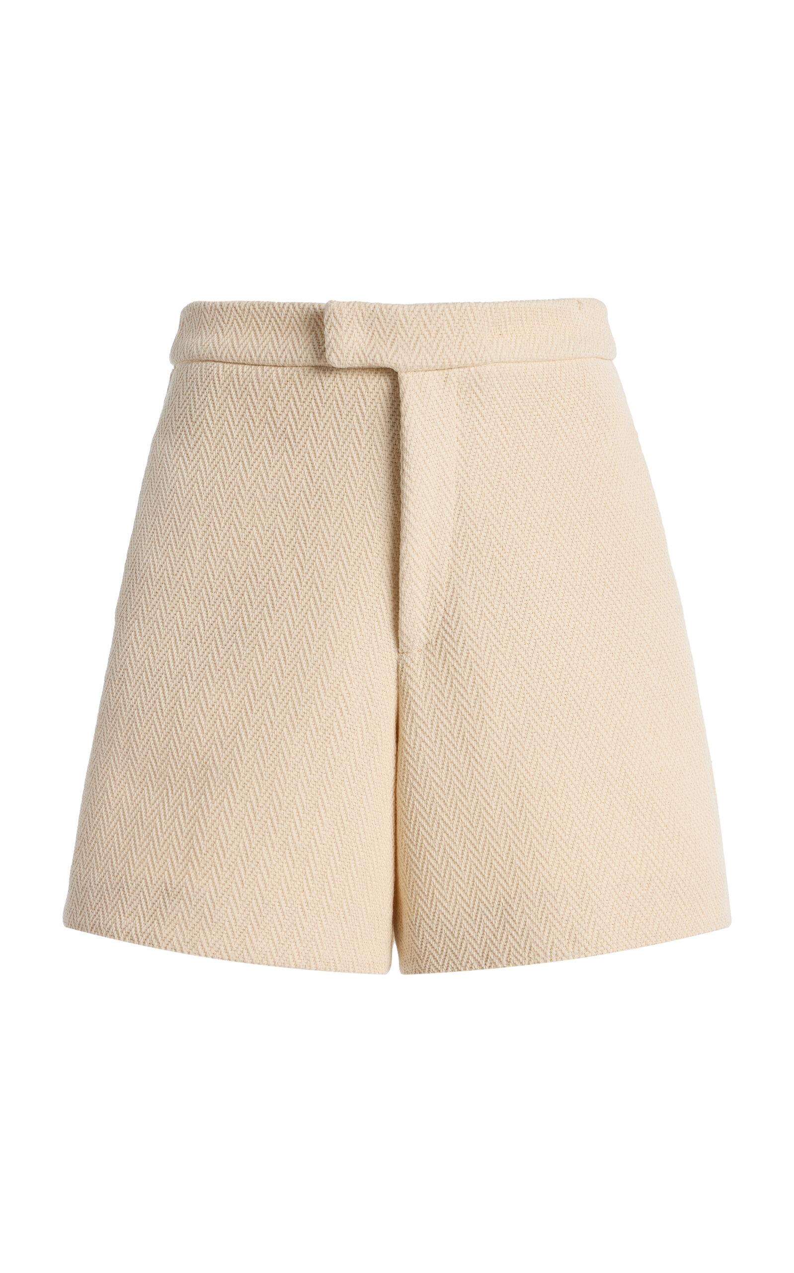 Curatoria Exclusive Lazo Cotton-Blend Shorts - Moda Operandi by CURATORIA