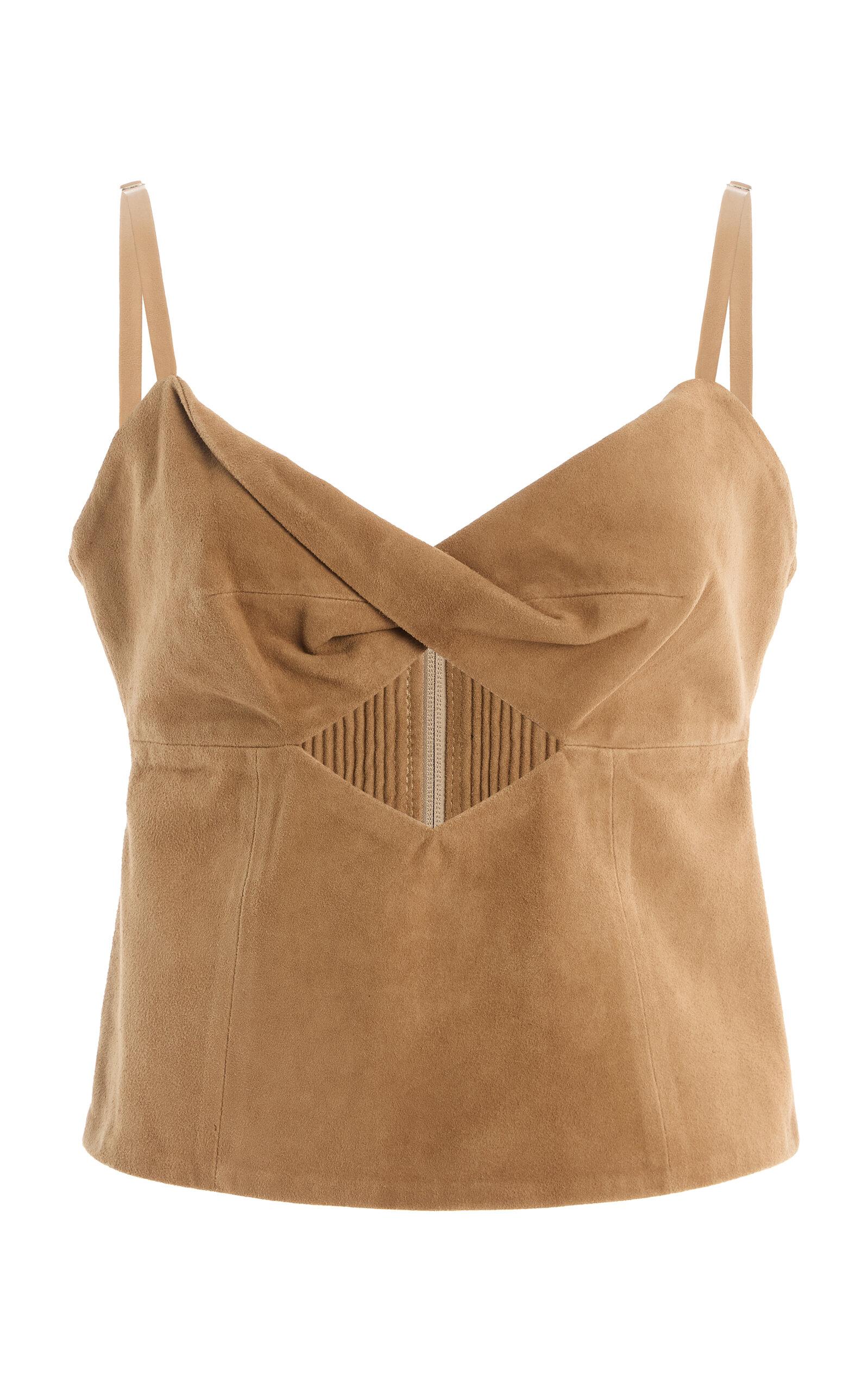 Curatoria Exclusive Monte Suede Top - Moda Operandi by CURATORIA