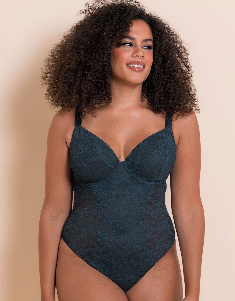 All Night Lace Plunge Body by CURVY KATE