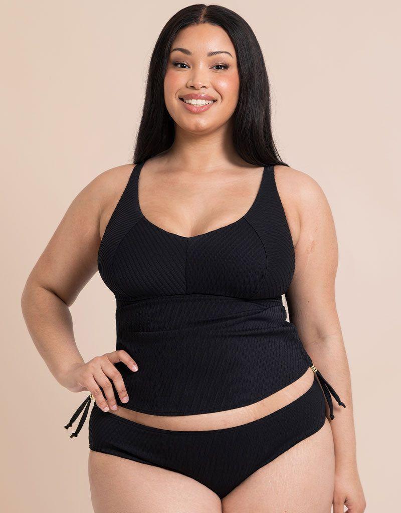 Jet Set Multiway Tankini Top Drawstring by CURVY KATE