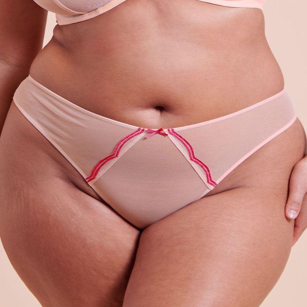 Lightstyle Scallop Brazilian Briefs Knickers Lingerie by CURVY KATE