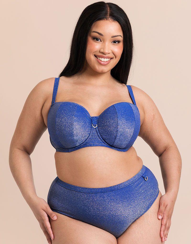 Sapphire Seas Bandeau Bikini Top Underwired by CURVY KATE Sapphire Seas Bandeau Bikini Top Underwired by CURVY KATE