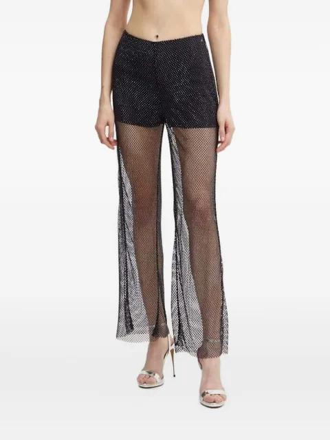 Petra beaded mesh trousers by CUSTOMMADE