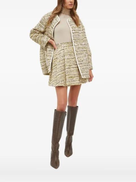 embellished tweed jacket by CUSTOMMADE
