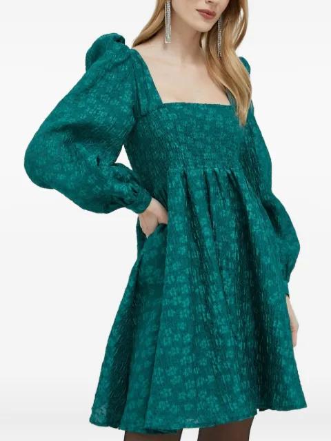 puff-sleeve mini dress by CUSTOMMADE