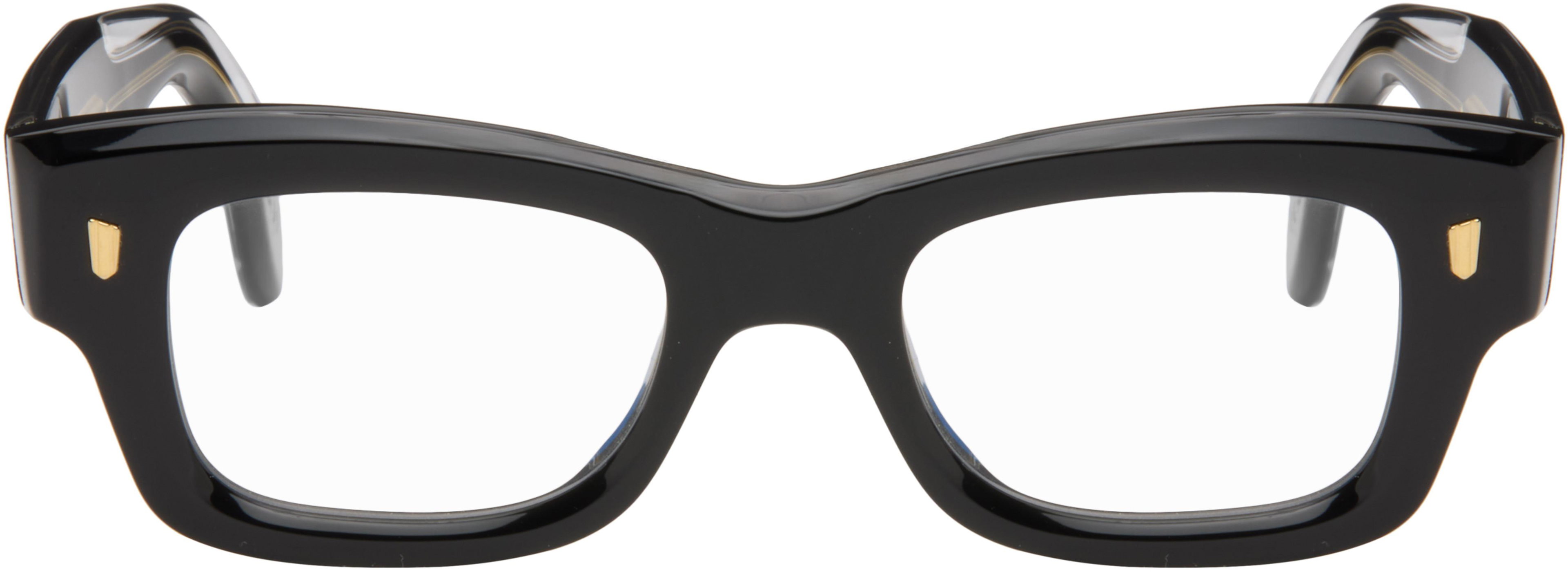 Black 1419 Rectangle Optical Glasses by CUTLER&GROSS