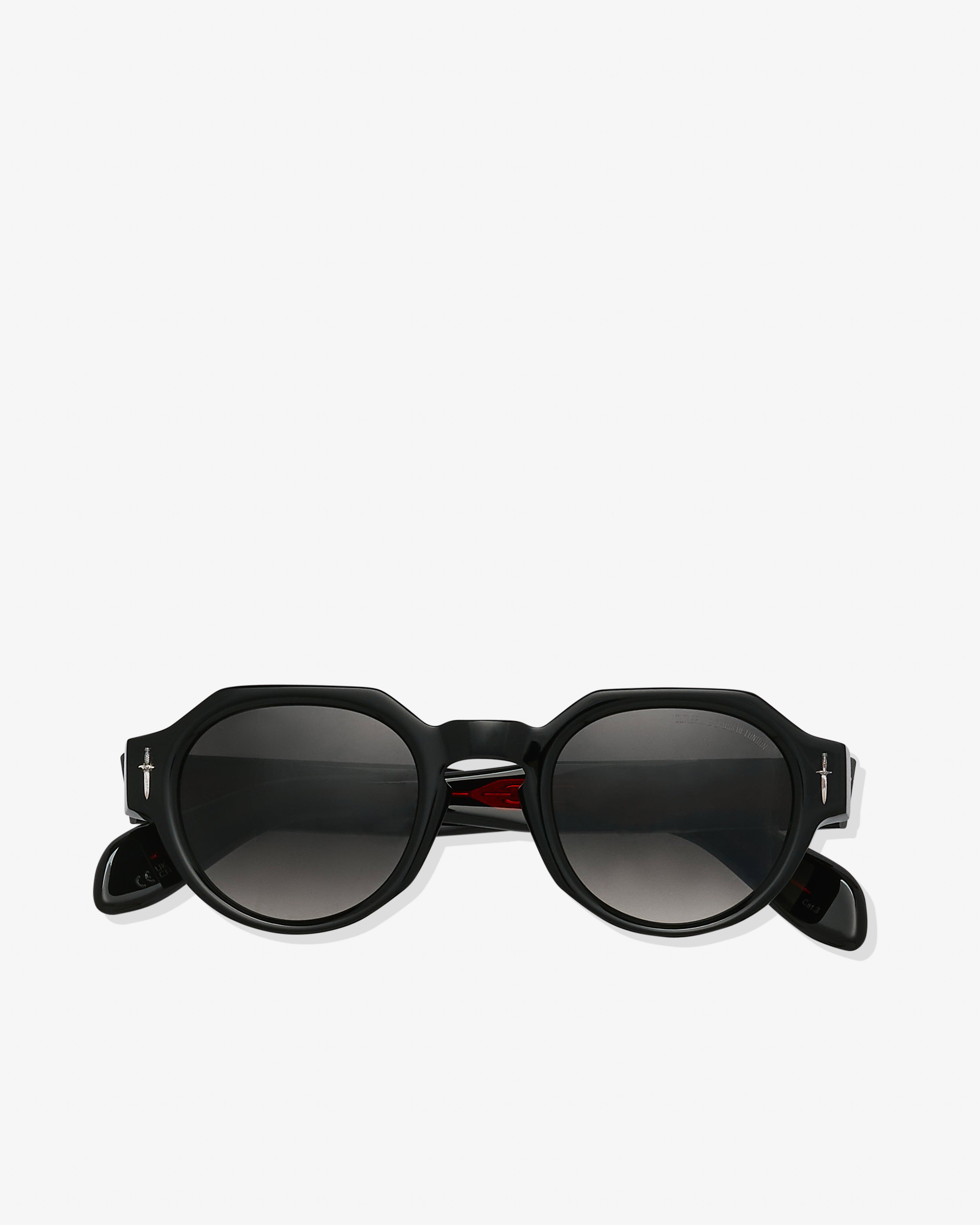 Cutler & Gross - The Great Frog Lucky Diamond I Round Sunglasses - (Black) by CUTLER&GROSS