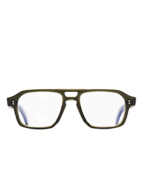 GR15 geometric-frame glasses by CUTLER&GROSS