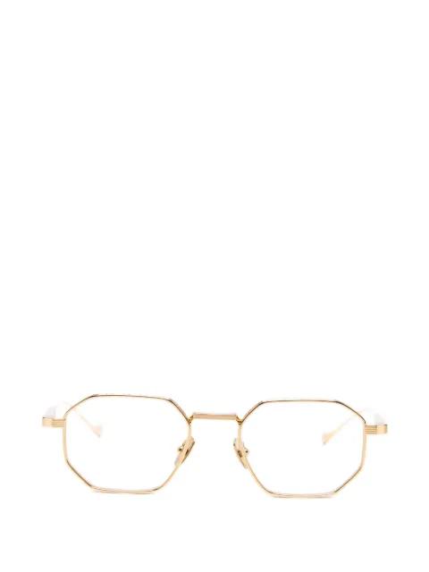 Lansdowne geometric-frame glasses by CUTLER&GROSS