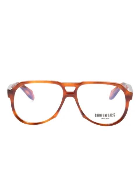 browline-frame glasses by CUTLER&GROSS