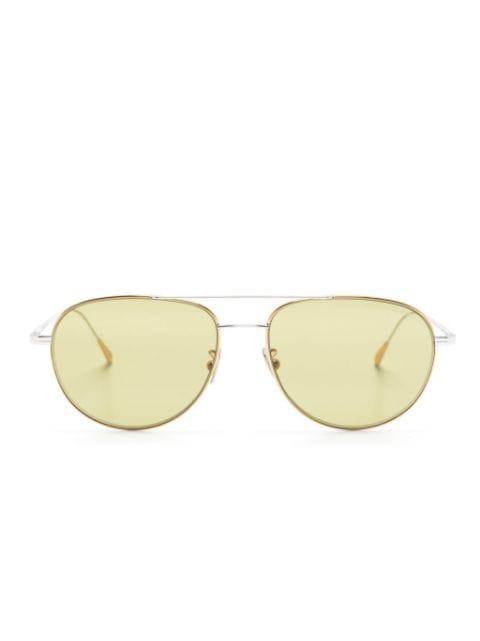 two-tone pilot-frame sunglasses by CUTLER&GROSS