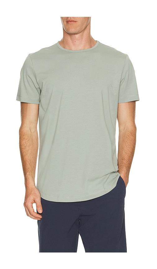 Cuts Curve Hem Tee in Slate by CUTS