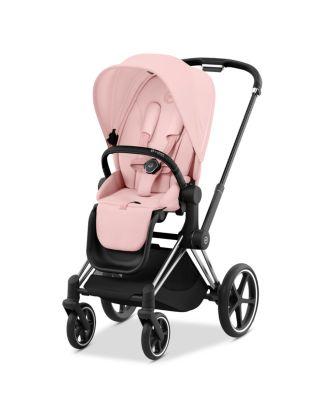 PRIAM 4 Stroller – Chrome Frame and Black Handle by CYBEX