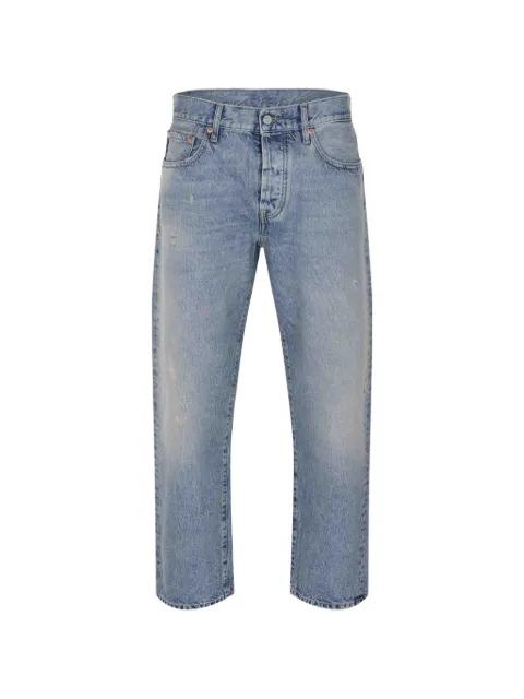 Legend distressed-finish straight-leg jeans by CYCLE
