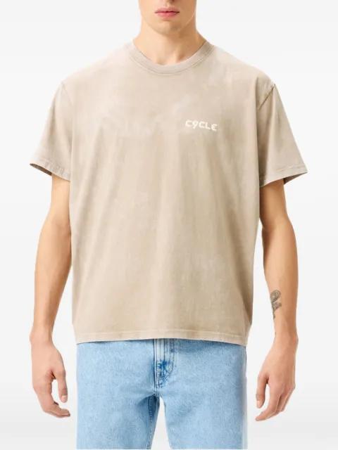 Over logo-print T-shirt by CYCLE