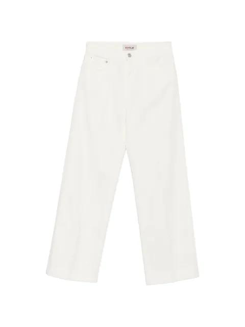 five-pocket wide-leg trousers by CYCLE