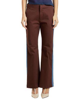 Cotton Cropped Flared Pants by CYNTHIA ROWLEY