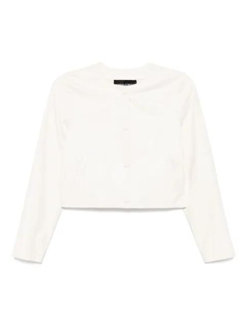 Downtown cropped leather jacket by CYNTHIA ROWLEY