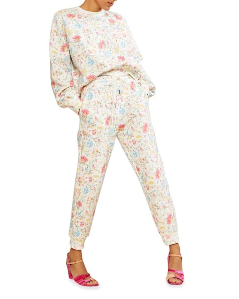 Patchwork-Print Sweatshirt by CYNTHIA ROWLEY