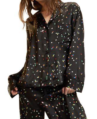 Pill Print Pj Top by CYNTHIA ROWLEY