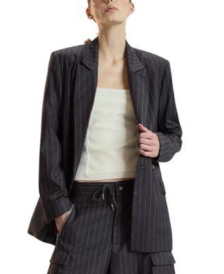 Pinstripe Oversized Jacket by CYNTHIA ROWLEY