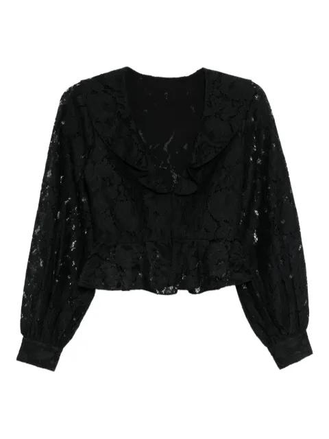 V-neck lace blouse by CYNTHIA ROWLEY