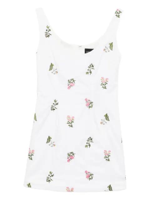 embroidered mini dress by CYNTHIA ROWLEY