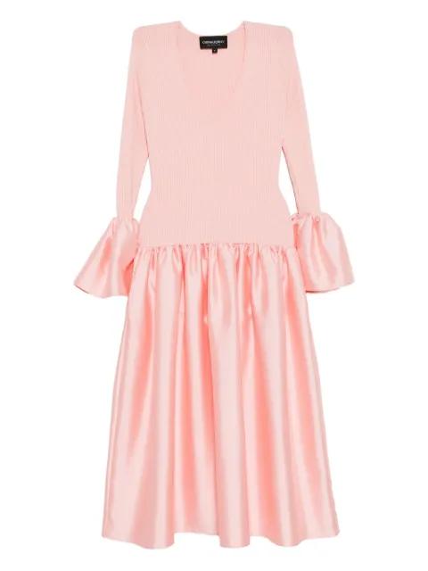 flared-sleeves dress by CYNTHIA ROWLEY