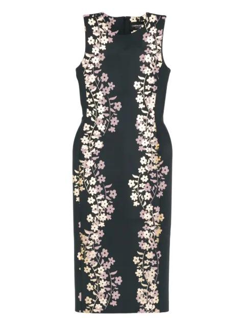 floral-print sleeveless midi dress by CYNTHIA ROWLEY
